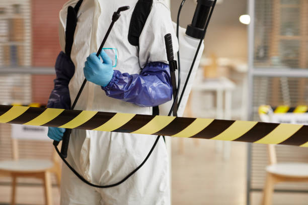 Professional Blood Cleanup technician working in Mesa, WA
